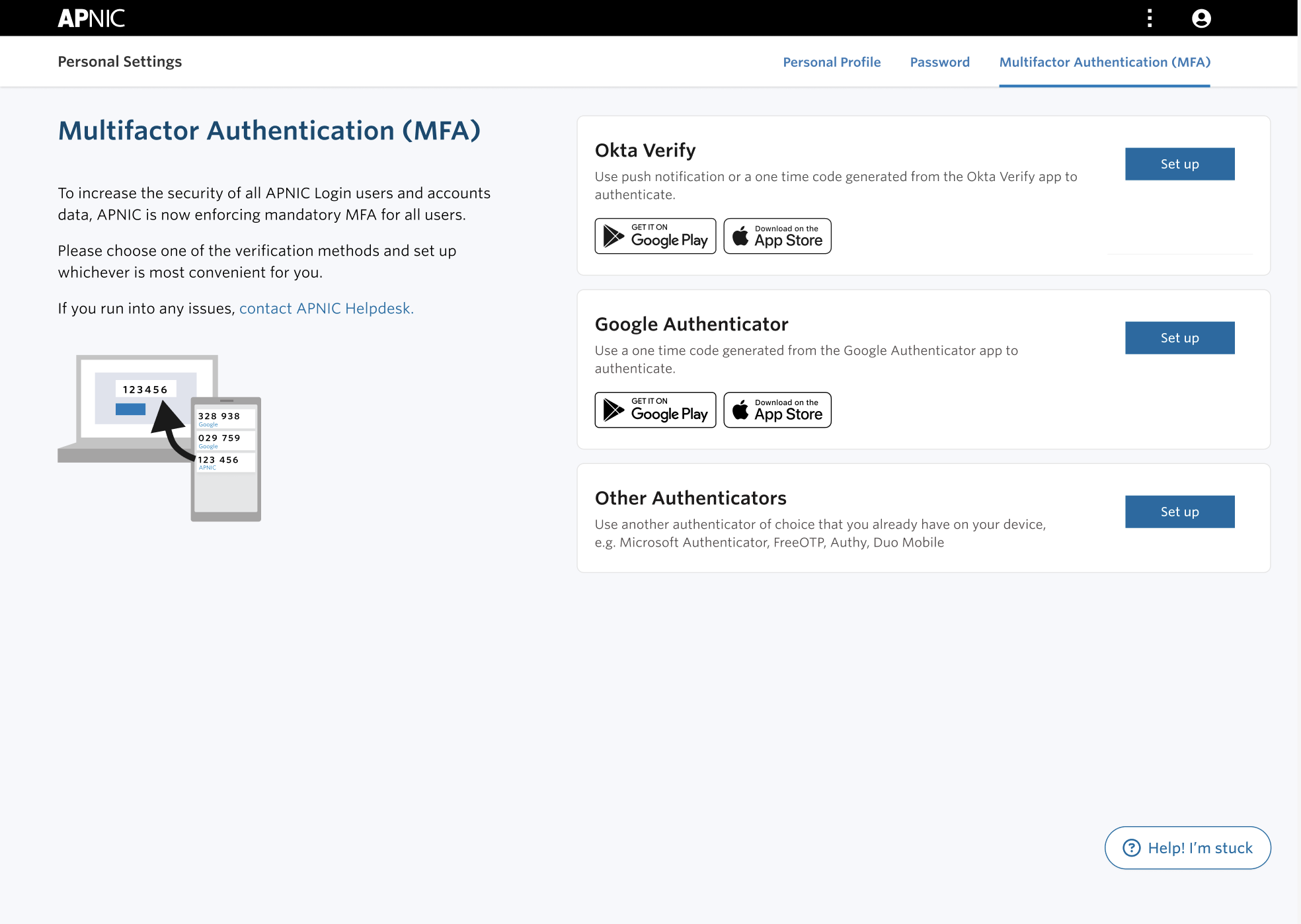 Multifactor Authentication (MFA)